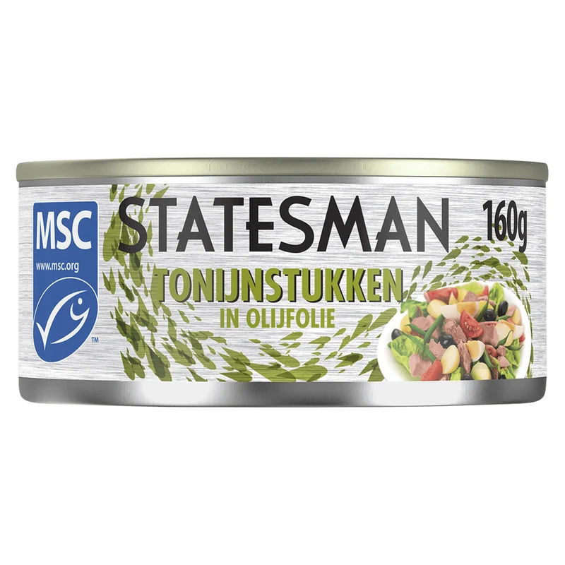 Statesman Tonijnstukken in olijfolie