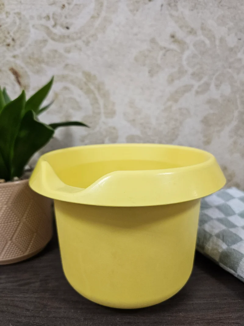 Tupperware gele beslagkom mengkom 1,5 liter