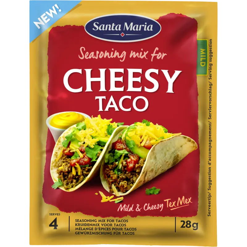 Santa Maria Cheesy taco kruidenmix