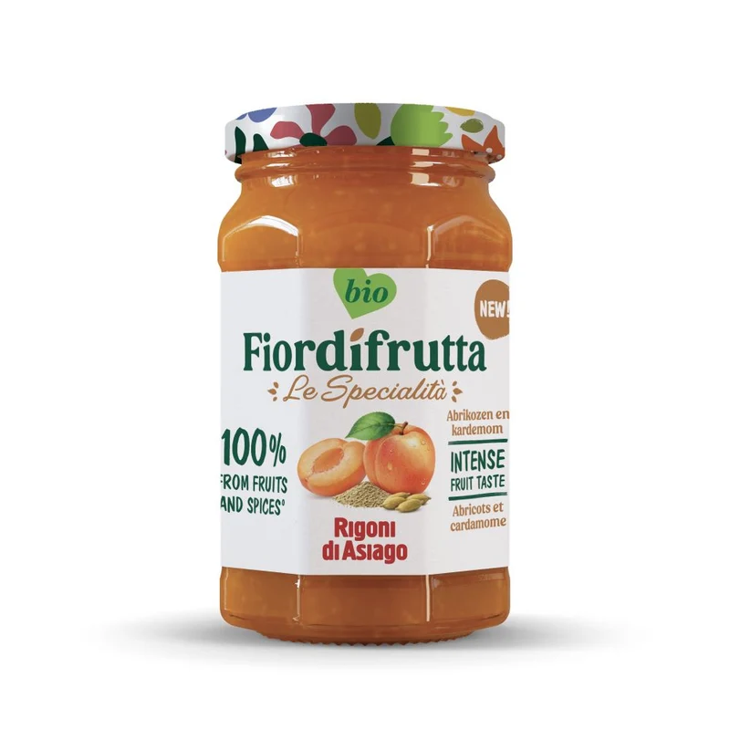 Fiordifrutta Abrikoos kardemom 250 gram