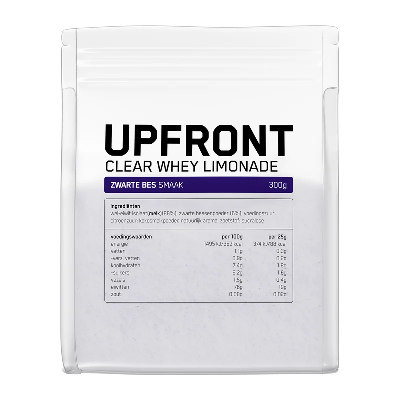 Upfront Clear Whey Zwarte Bes