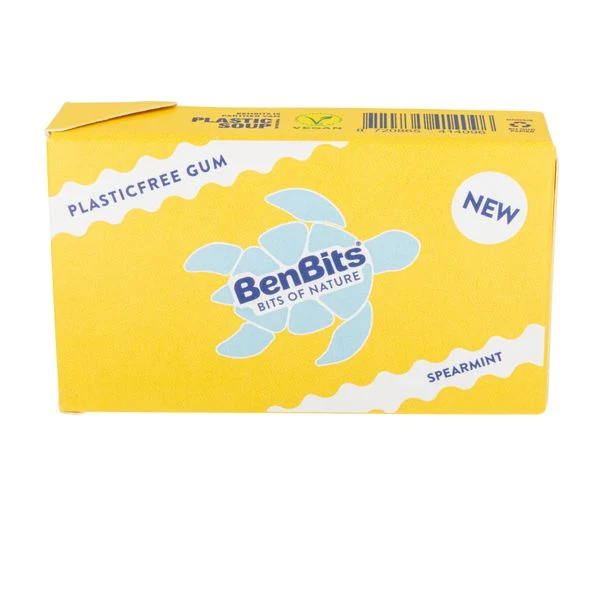 Ben Bits Plastic Free Kauwgom Spearmint 18g