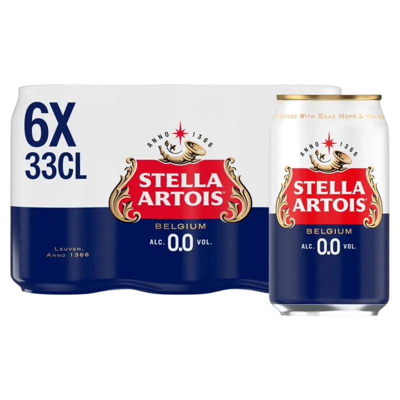 Stella Artois 0.0 6-pack