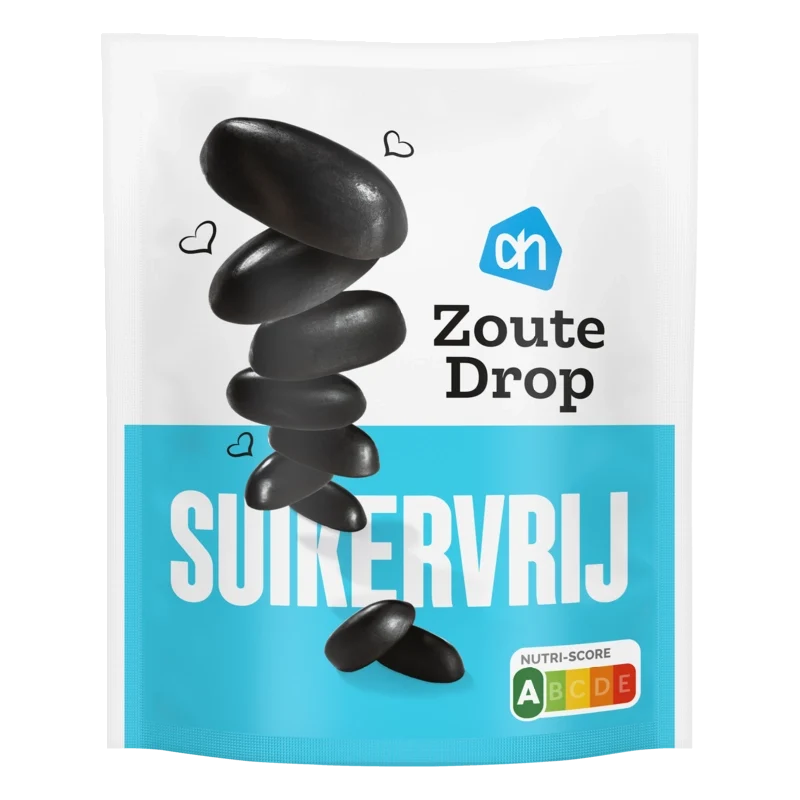 Zoute drop suikervrij