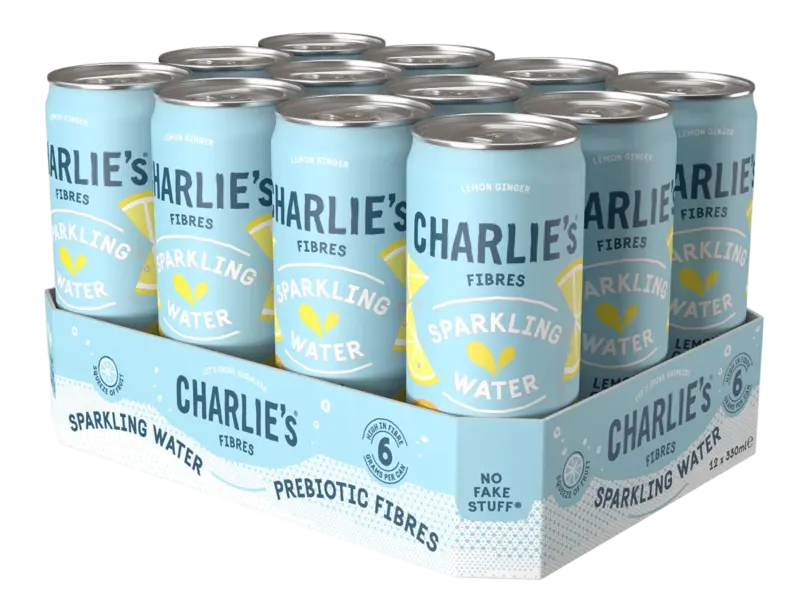 Charlie's Fibres lemon ginger 12-pack