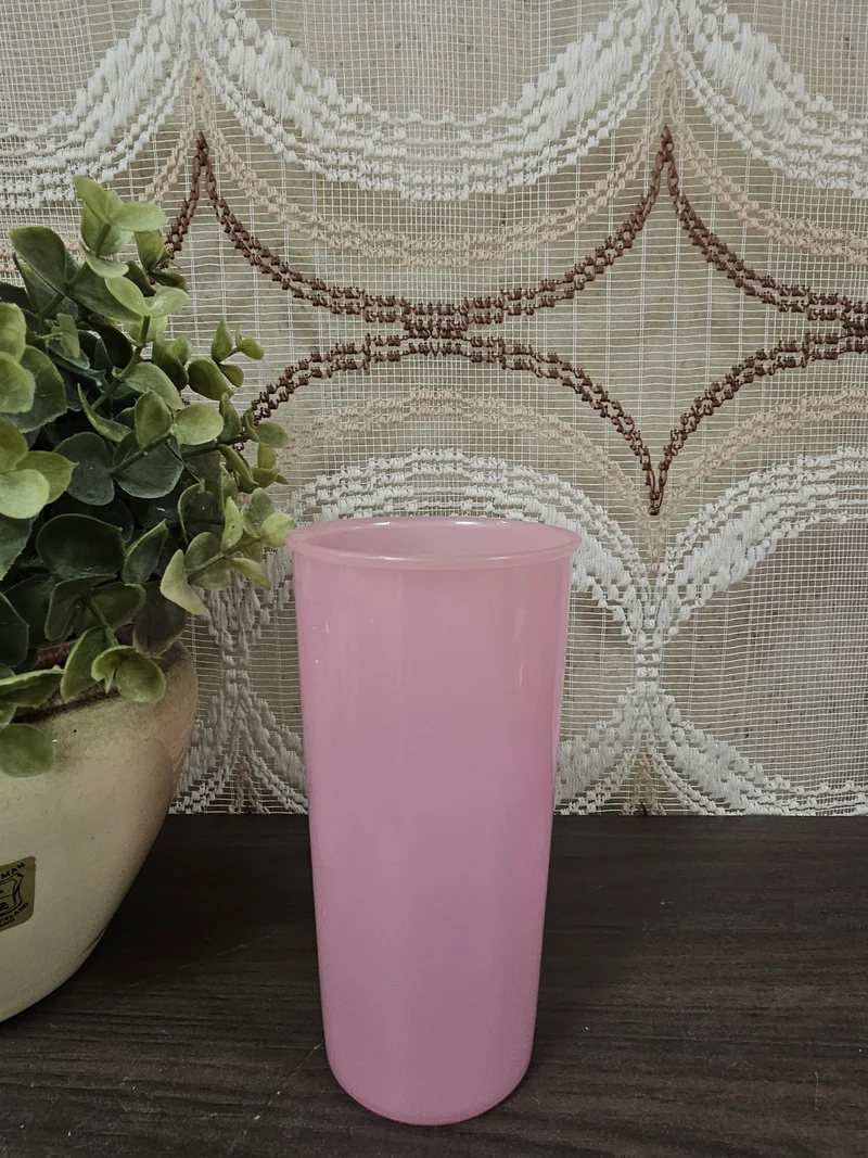 Tupperware vintage beker roze