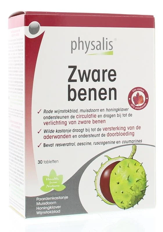 Physalis Zware benen 30 tabletten