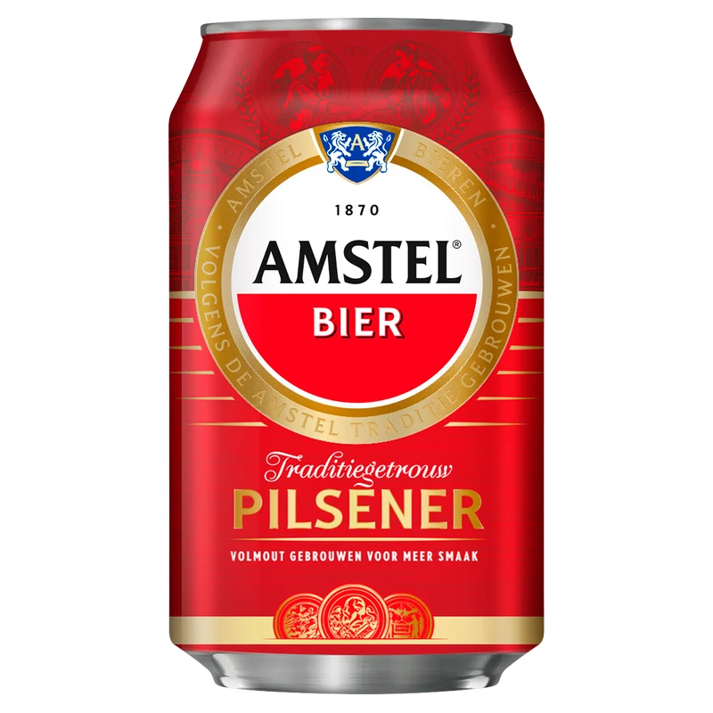 Amstel Pilsener bier blik