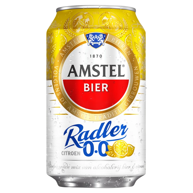 Amstel Radler citroen 0.0 bier blik