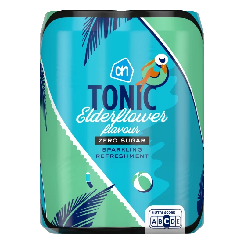 Tonic elderflower flavour zero 4-pack