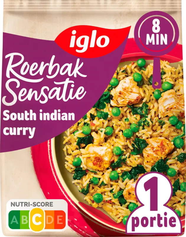 Iglo Roerbaksensatie south Indian curry