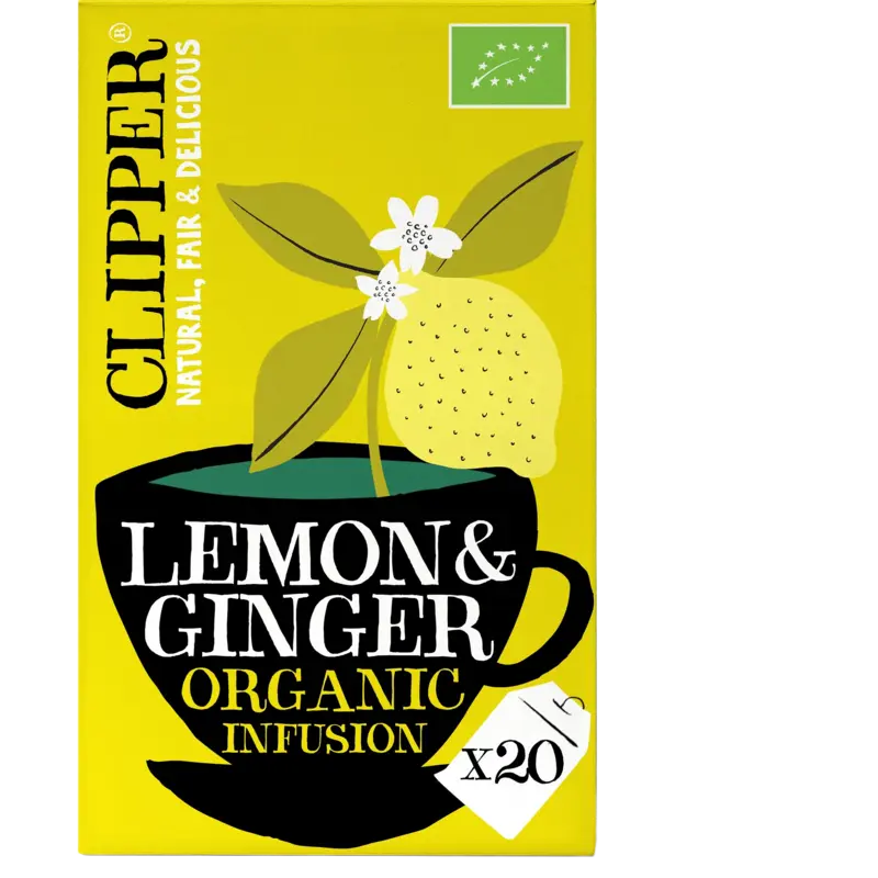 Clipper Lemon & Ginger organic infusion