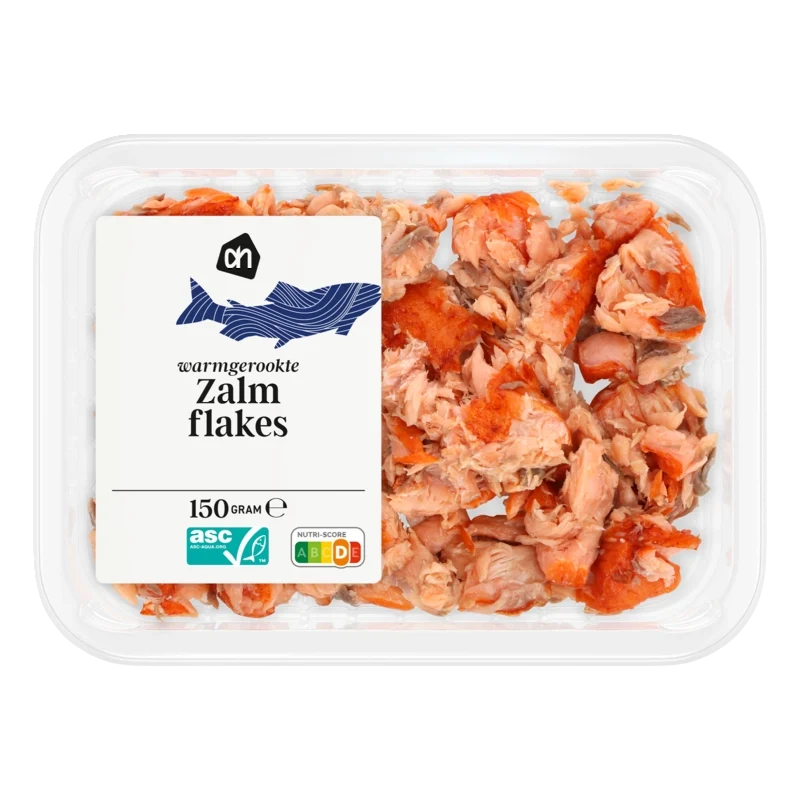 Warmgerookte zalm flakes