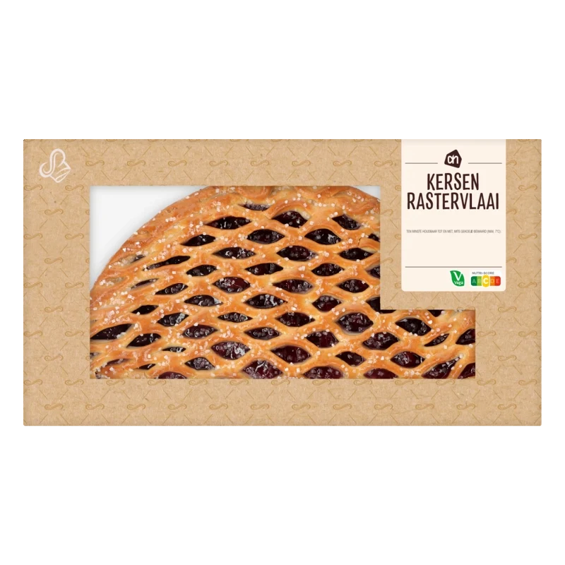 Kersenrastervlaai half