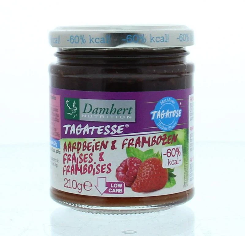 Damhert Tagatesse Confituur framboos/aardbei | 210g