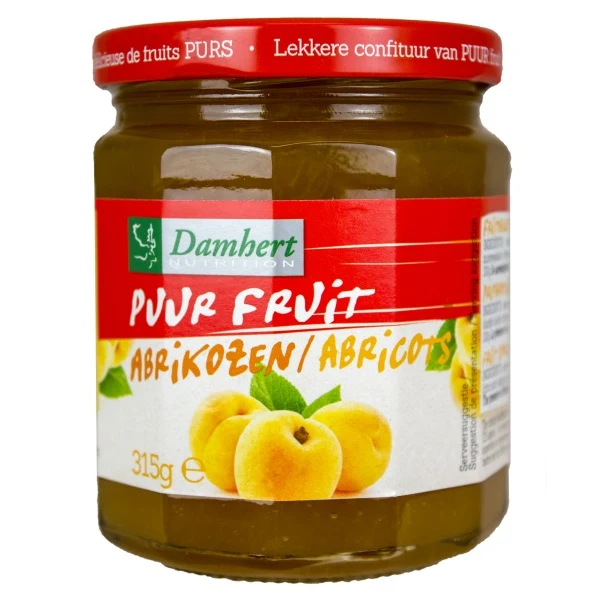 Damhert Puur Fruit Confituur Abrikozen z/s
