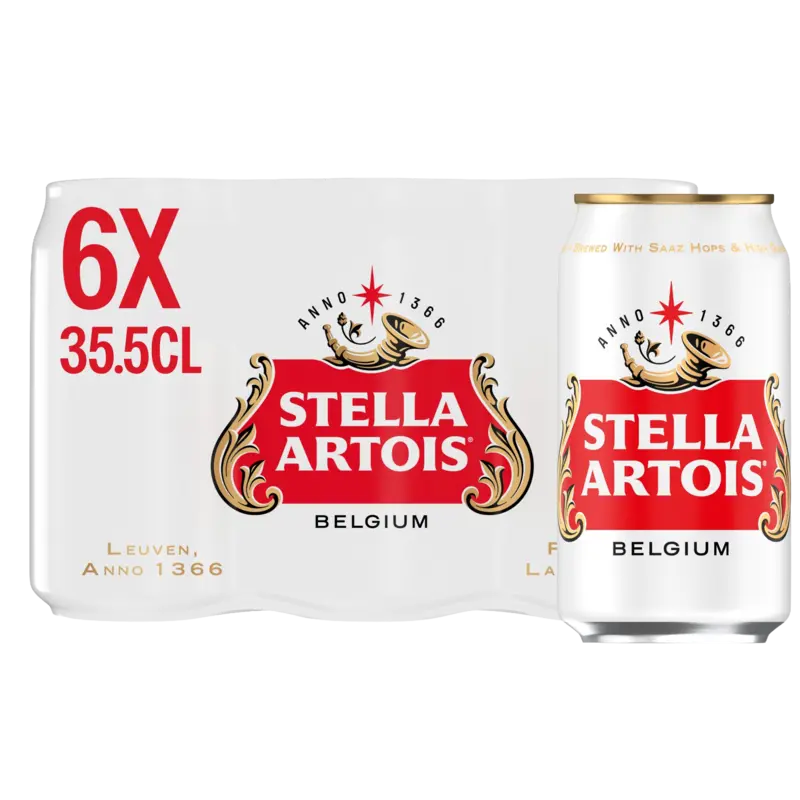 Stella Artois Belgium pils 6-pack