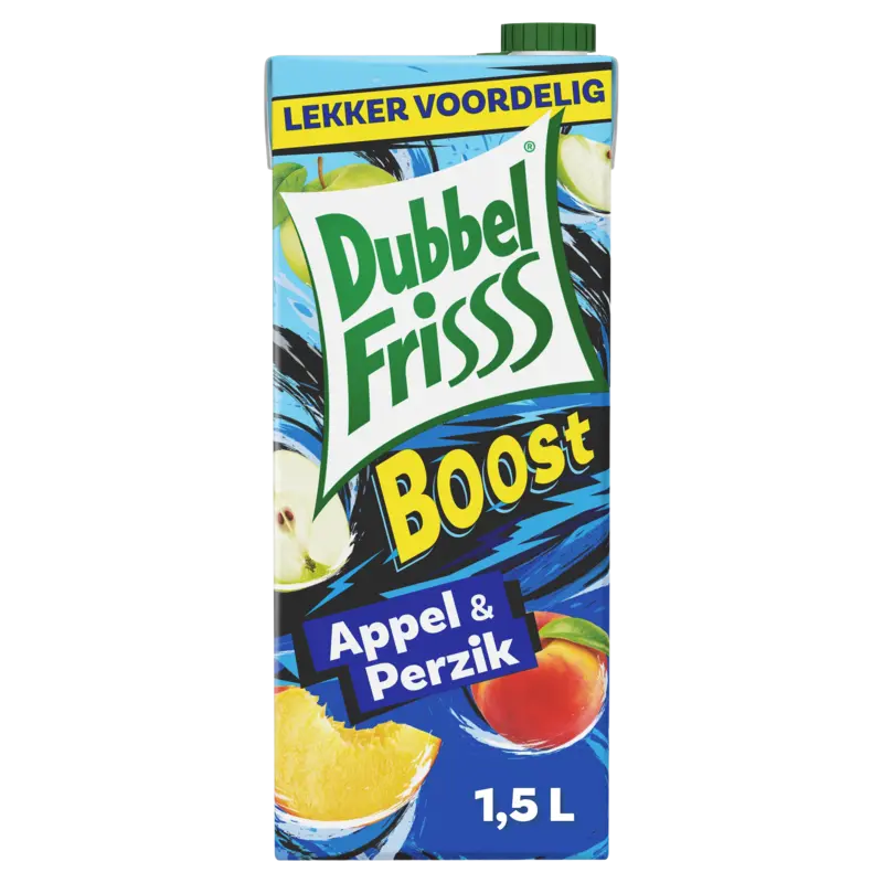 DubbelFrisss Boost appel & perzik