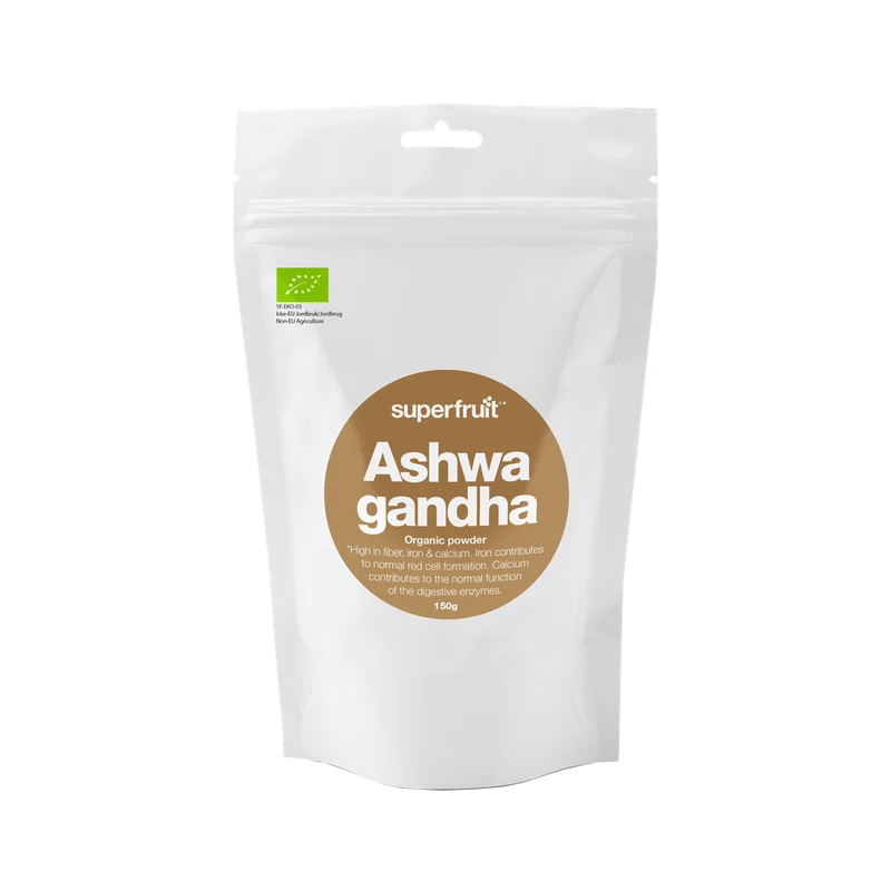 Superfruit Ashwagandha Poeder Biologisch 150 gram
