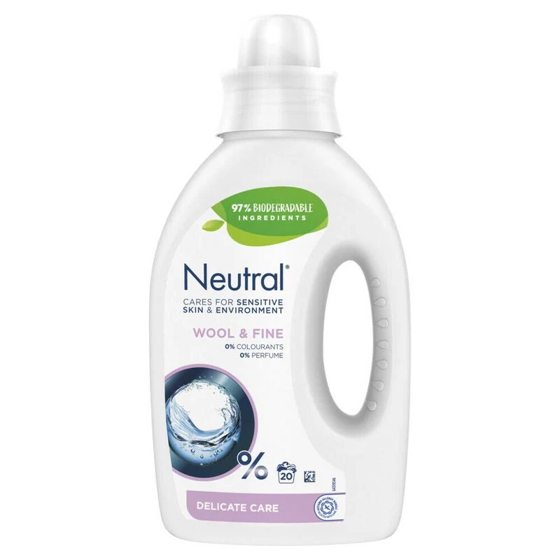 Neutral Vloeibaar Wasmiddel Wol & Fijn 1 liter