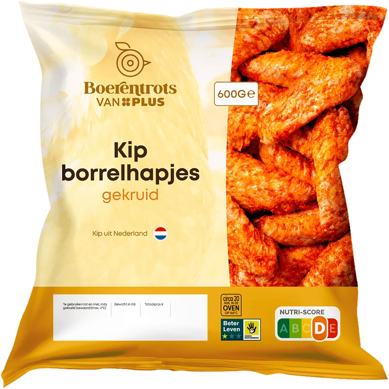 Boerentrots Kipborrelhapjes gekruid