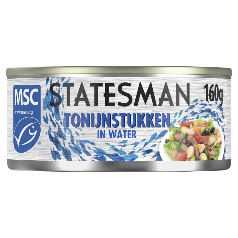 Statesman Tonijnstukken MSC in water