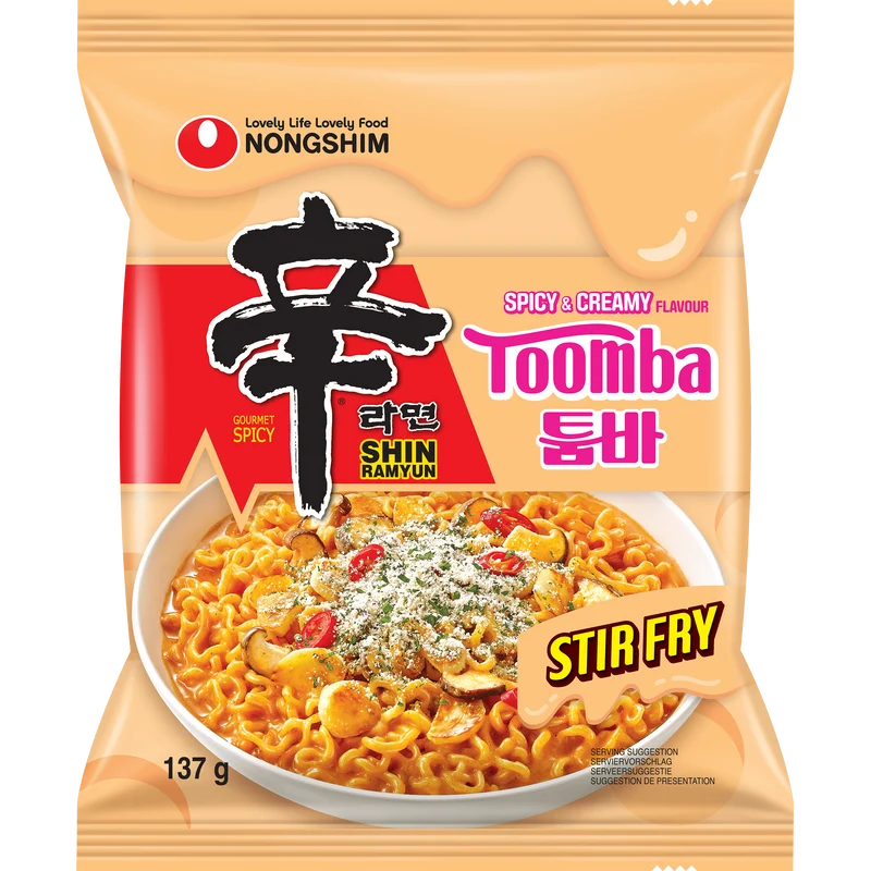 Nongshim instant noedels shin ramyun toomba