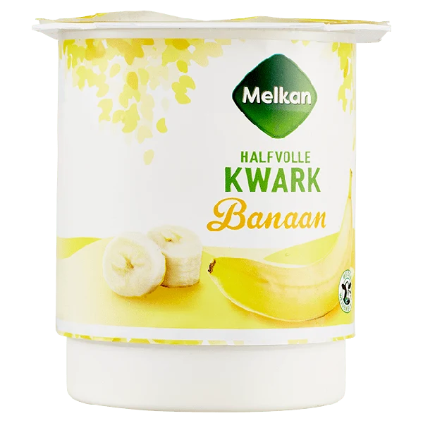 Melkan Halfvolle Kwark Banaan
