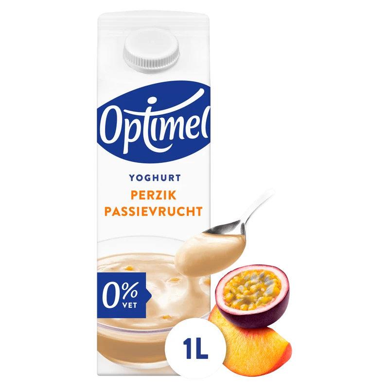 Optimel Yoghurt perzik 0% vet