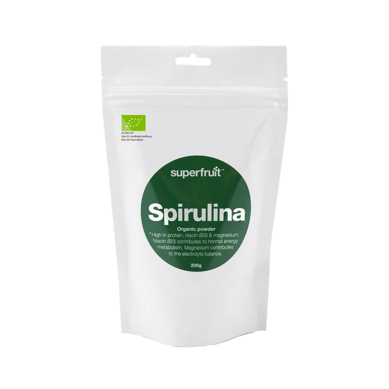 Superfruit Spirulina Poeder Biologisch 200 gram