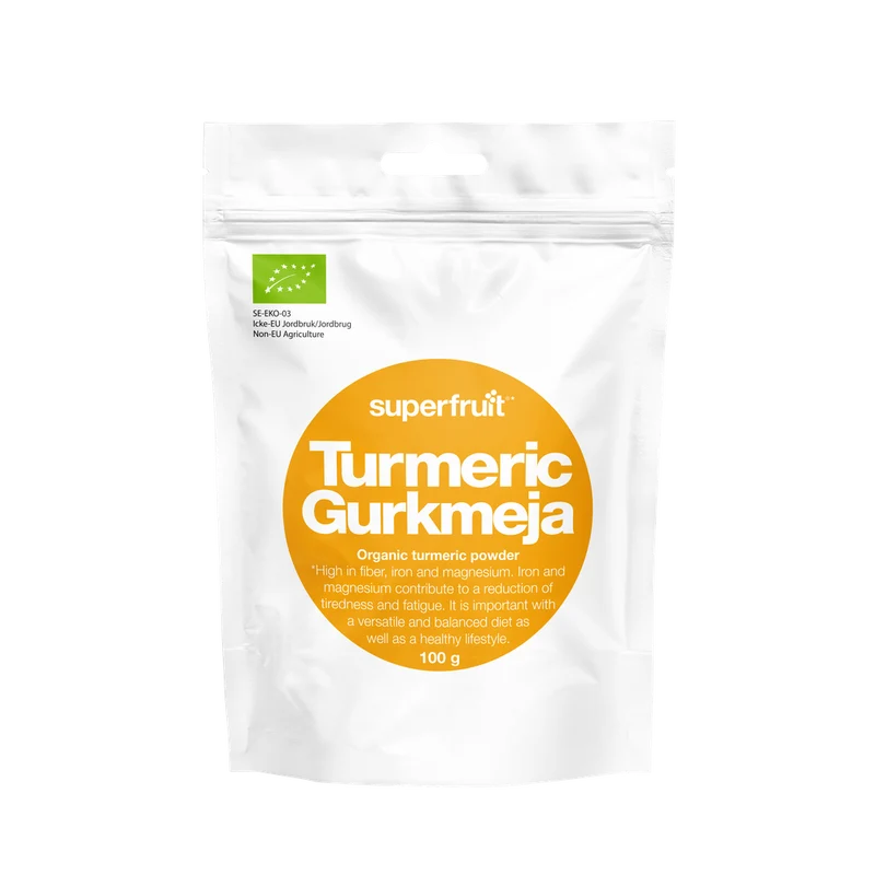 Superfruit Kurkuma/Gurkmeja Poeder Biologisch 100 gram