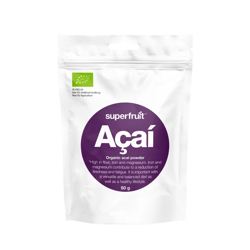 Superfruit Acai Poeder Biologisch 50 gram