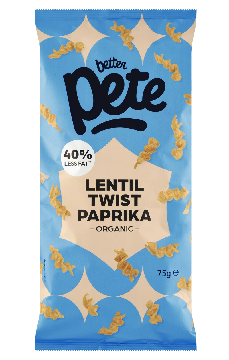 Better Pete Lentil twist paprika bio