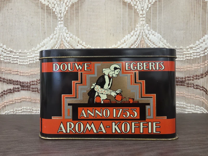 Vintage Douwe Egberts Aroma koffie blik