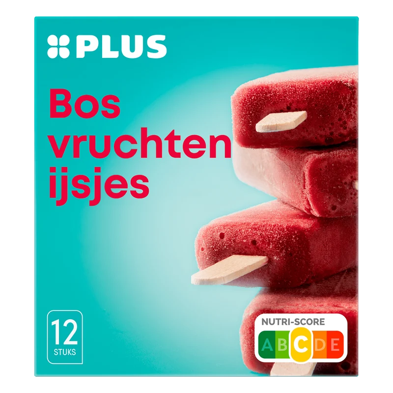 Bosvruchten ijsjes