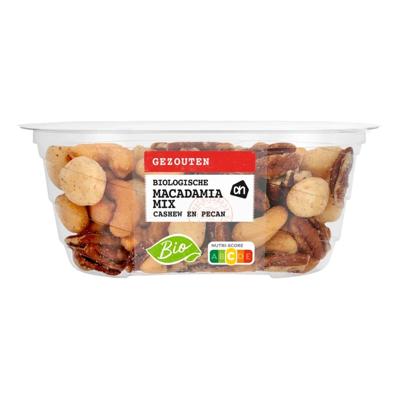 Biologisch Macadamiamix gezouten