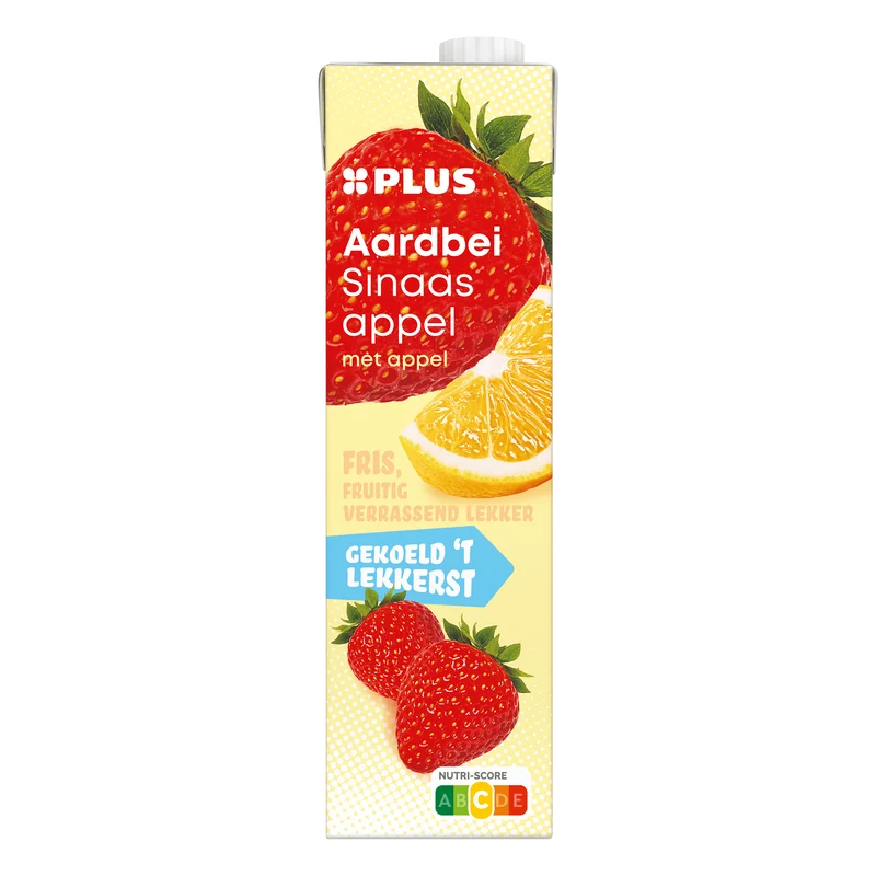 Gekoelde drank sinaasappel-aardbei