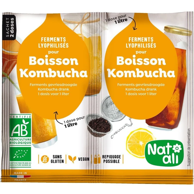 Nat-Ali Ferment voor Kombucha 10 gram