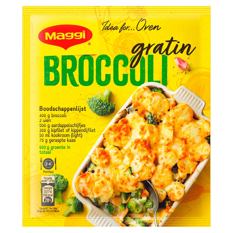 Maggi Ovenschotel Romige Broccoli Gratin