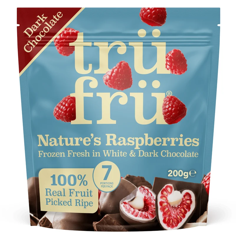 Trüfrü Framboos pure chocolade