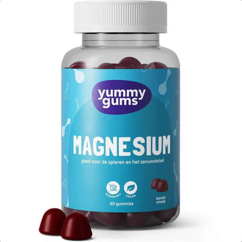 Yummy Gums Magnesium 60 stuks