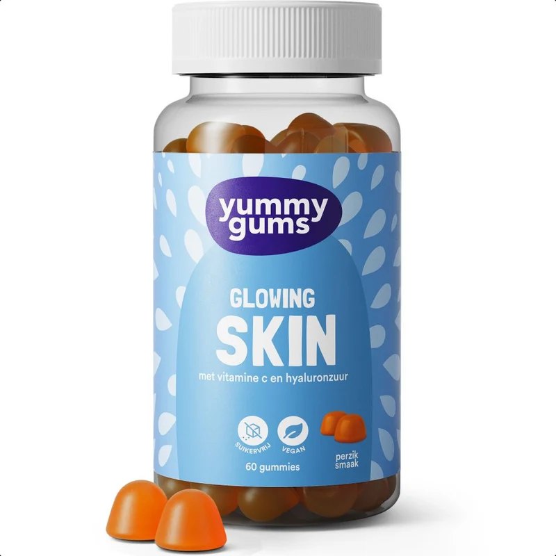 Yummy Gums Glowing Skin 60 stuks