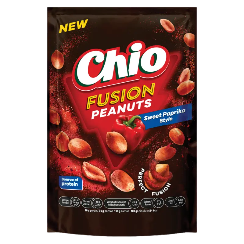Chio Fusion peanuts sweet paprika style