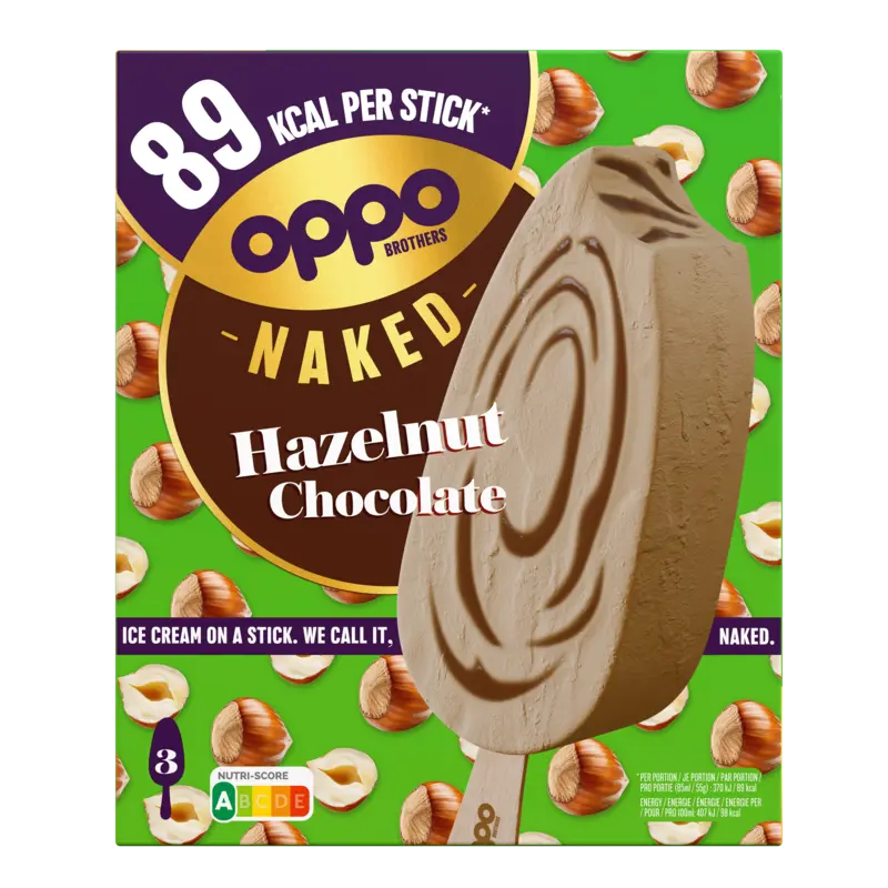 Oppo Brothers Naked hazelnut chocolate