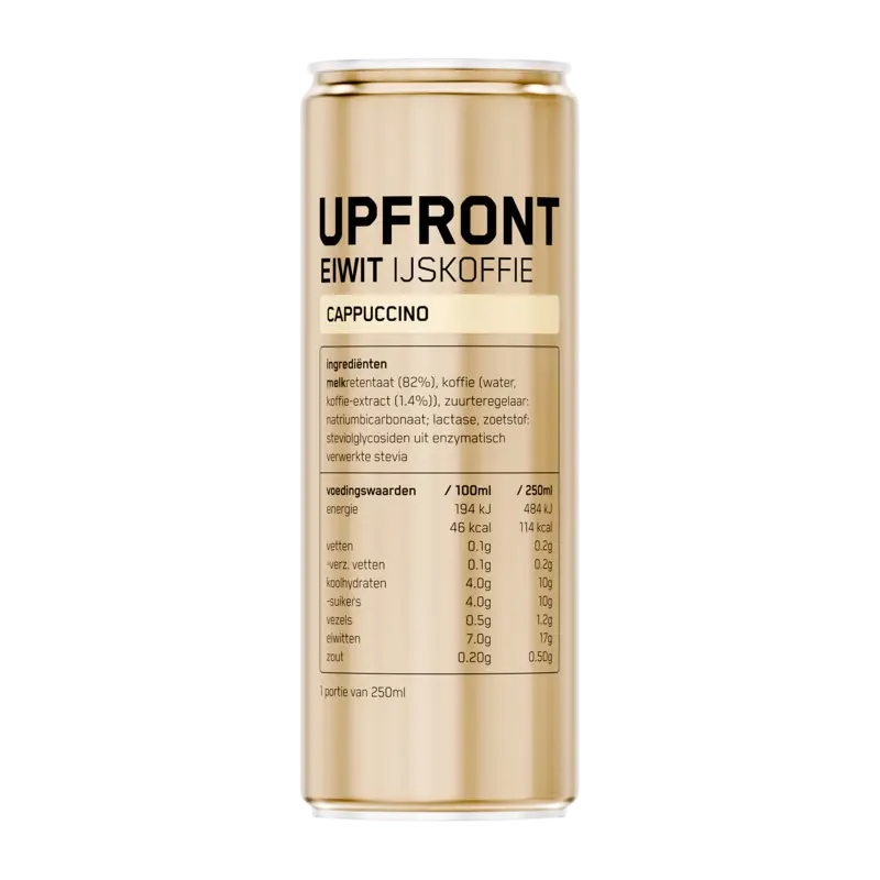 Upfront Eiwit ijskoffie cappuccino smaak