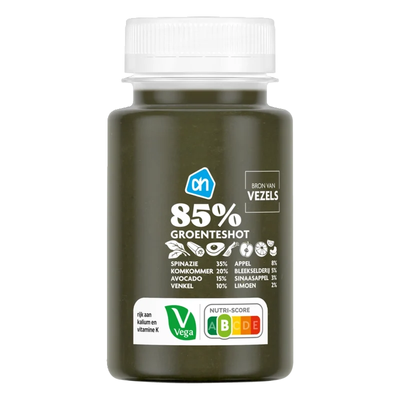 85% Groenteshot spinazie