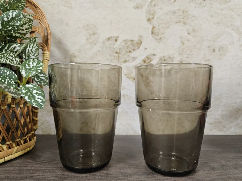 Arcoroc France rookglazen set van 2 vintage