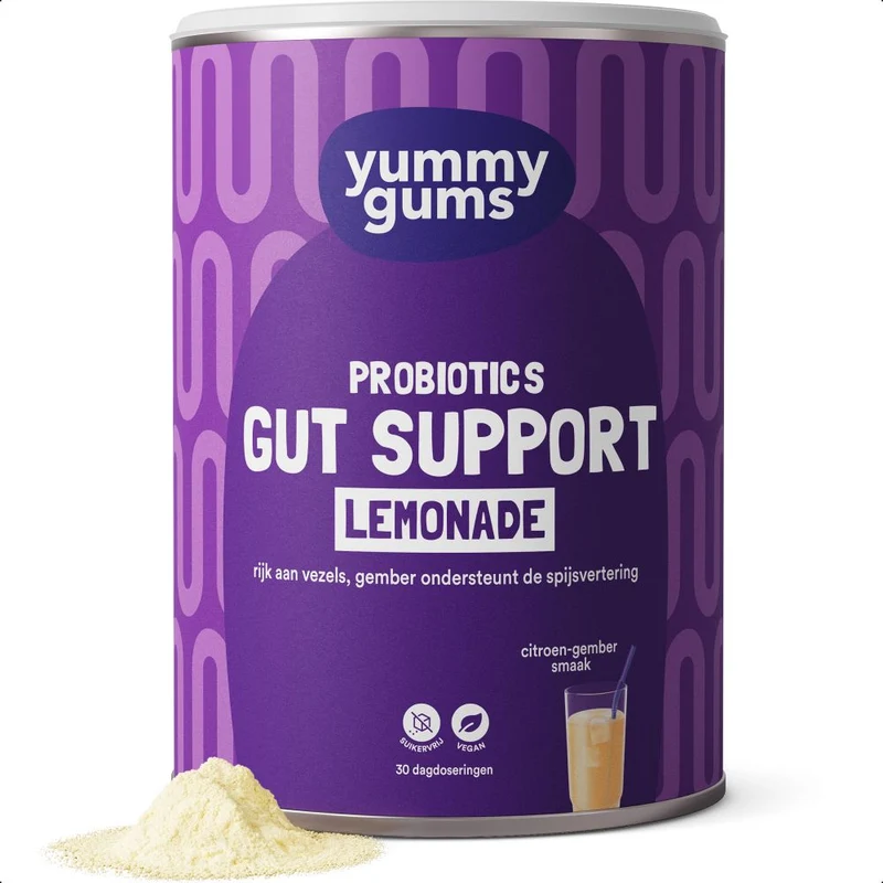 Yummy Gums Probiotics Gut Support Lemonade 240 gram