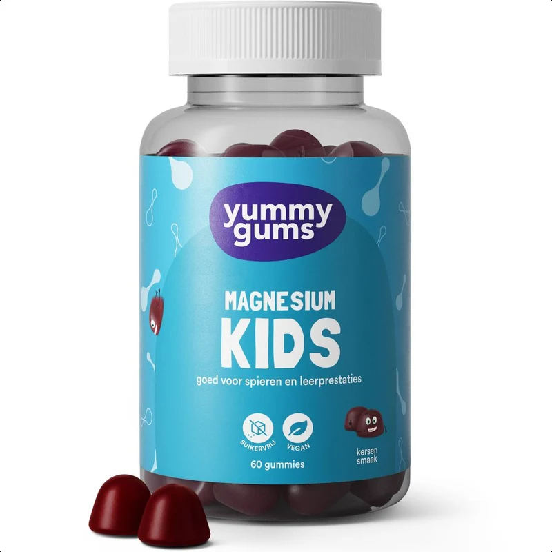 Yummy Gums Magnesium Kids 60 stuks