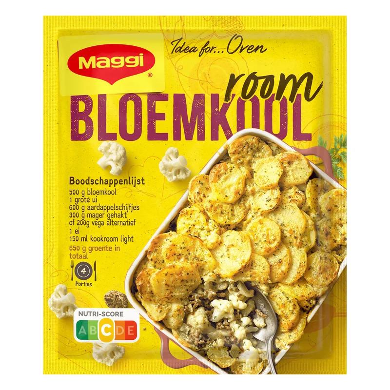 Maggi Ovenschotel Bloemkool-room met gehakt